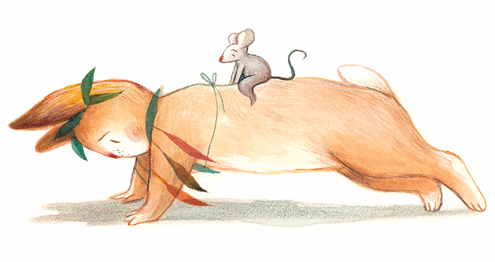 the only way I can, konijn wil vliegen, carolien-westermann, kinderboek, prentenboek, kinderboekenillustrator, illustrator, konijn, muis, clavis